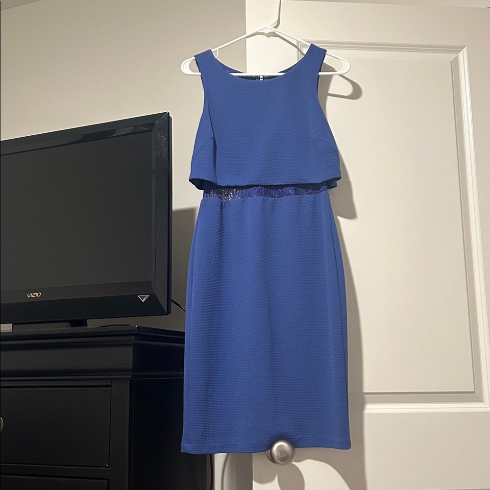 Jessica Simpson Blue Sleeveless Dress